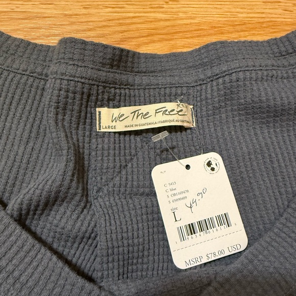 NWT We The Free Snowy Thermal Top Size Large - Picture 3 of 3